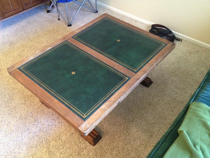 Leather Top Table InstAppraisal